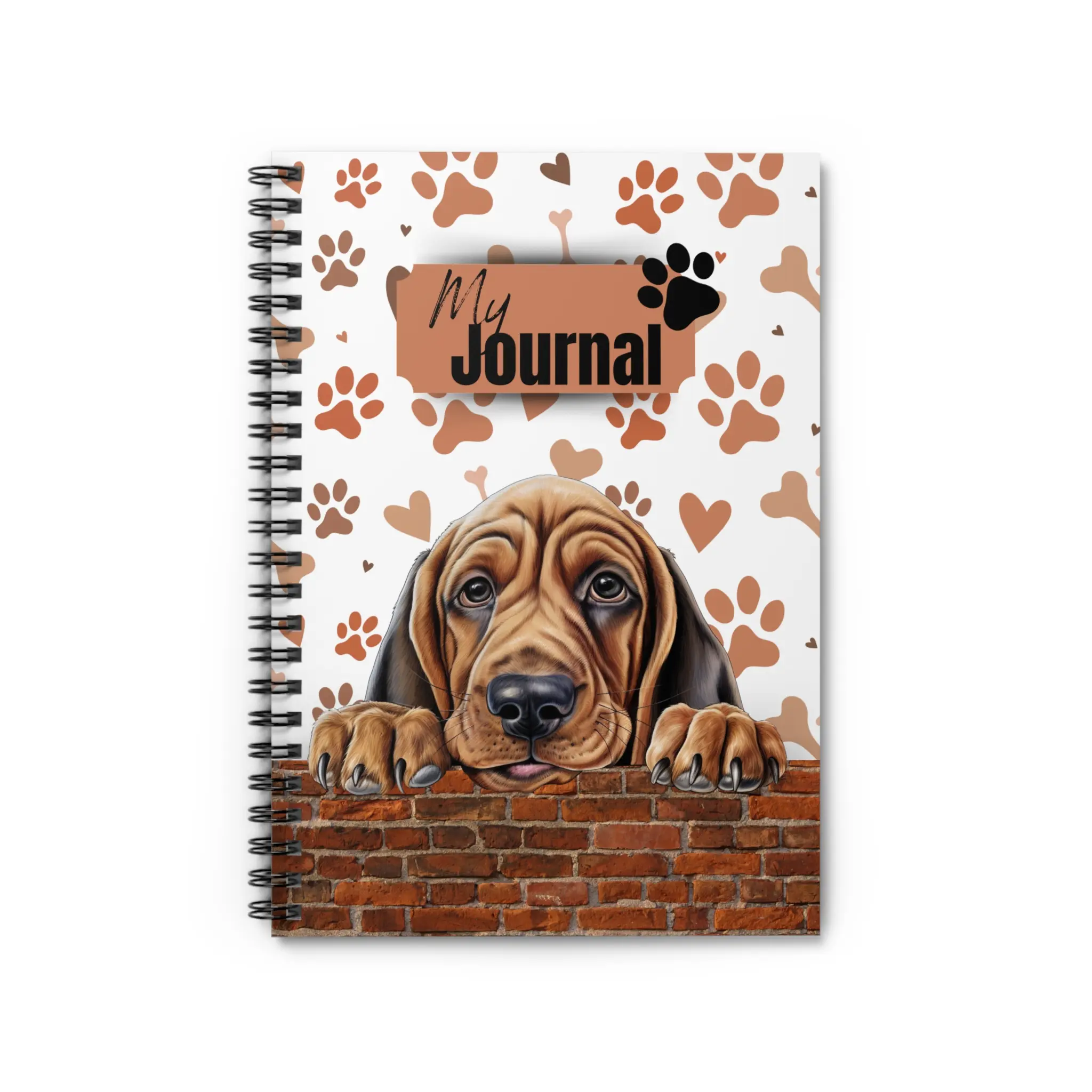 Bloodhound Spiral Notebook - Ruled Line