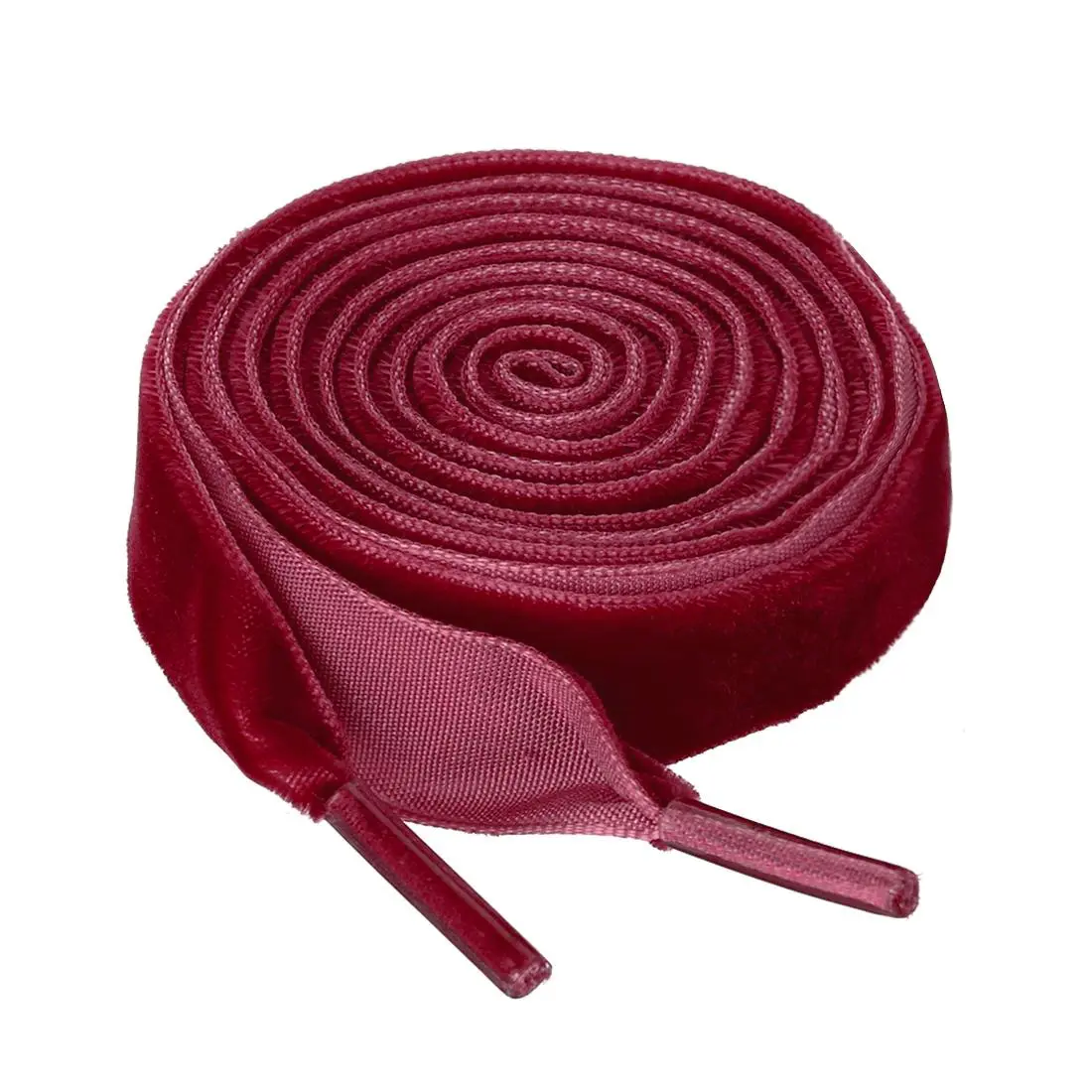 BLISSFUL STEP Flat Velvet Shoelaces 0.6 Inches Wide Ribbon Shoe Laces Strings for Sneakers Shoes Boots