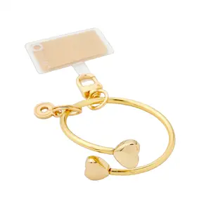 Big O® Phone Bracelet - Gold Heart Phone Wristlet