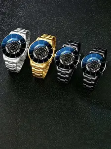 Men's Fashion Watch Set, Simple Round Dial with Calendar, Casual Style, Perfect Gift for Daily Wear, Father's Day, Valentine's Day