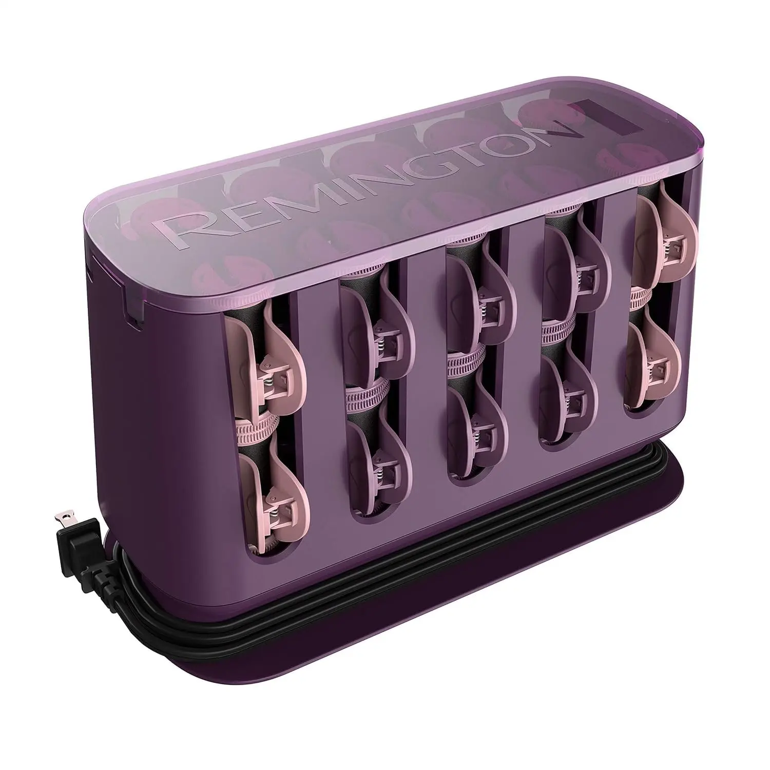 Remington Thermaluxe 20-Piece Hot Roller Hair Setter Curlers, Advanced Thermal Technology, All Hair Types, Long-Lasting Curls, Includes Clips