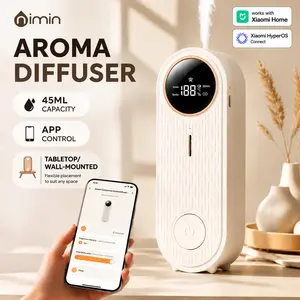 Nimin Smart Aromatherapy Diffuser Works with Xiaomi Home Rechargeable Long-Lasting Scent Machine for Home Bedroom Office Hotel