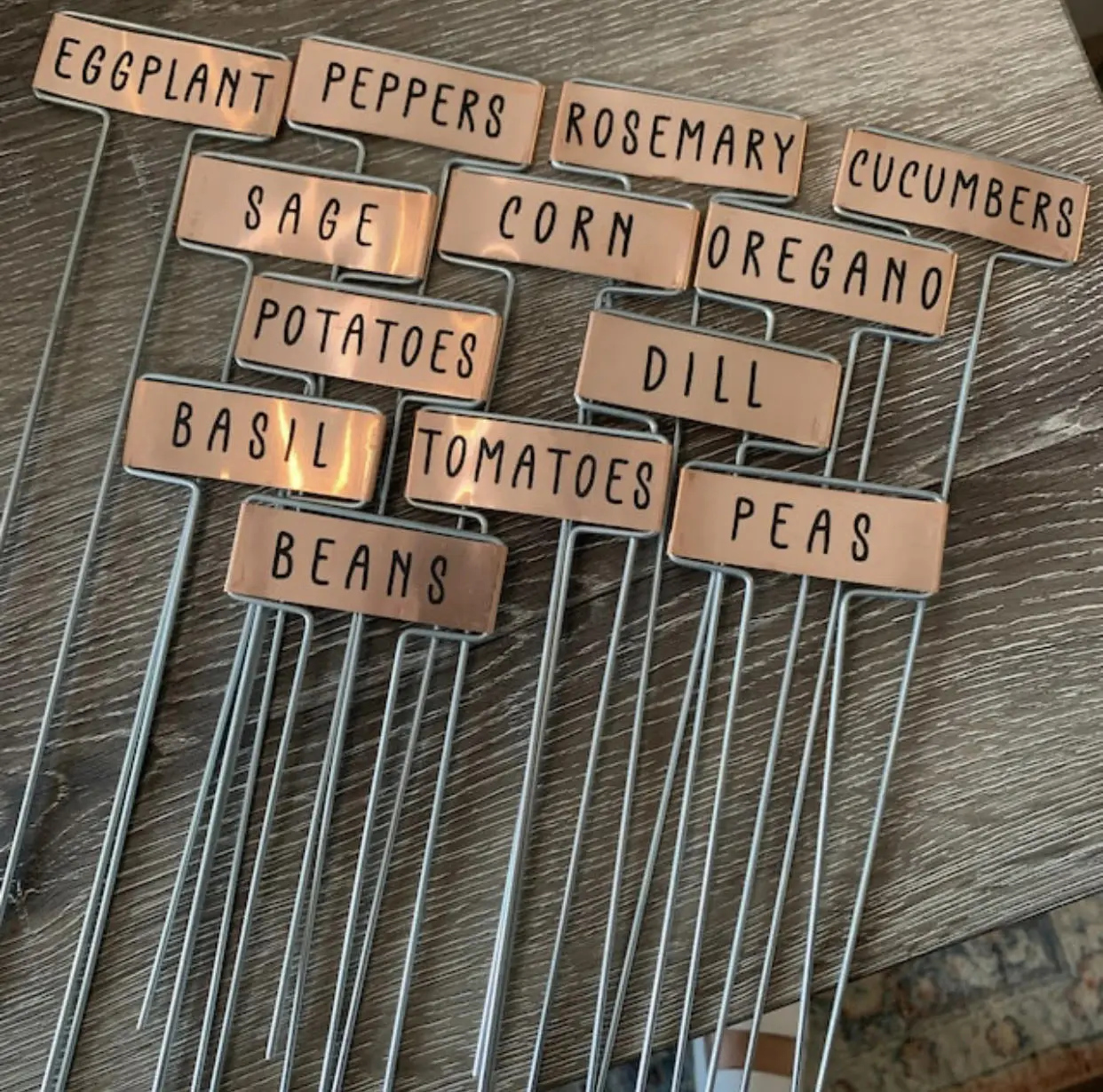 Bulk Packs of Copper Plant Tags for Gardens and Plants Bulk Packs of Copper Plant Tags for Gardens and Plants