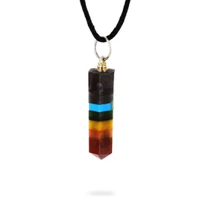 AYANA Chakra Necklace for Energy Alignment, Balance & Inner Harmony – 7 Crystal Healing Pendant for All Chakras, Ideal Spiritual Gift for Daily Wellness, Yoga & Meditation