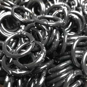 24mm Metal Round Carabiner Clip , O Ring Snap Hook for DIY Beaded Keychains & Cute Bag Charms