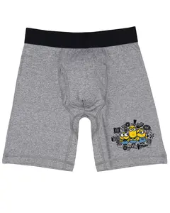 Minions Boxer Briefs Men's Kevin Stuart Bob Tag-Free Underwear Long Leg For Adults