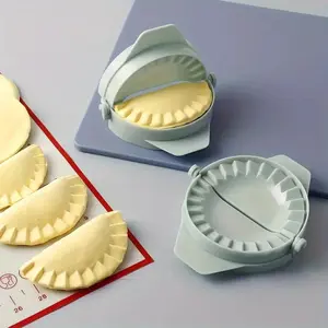 1 count Plastic Dumpling Maker Mold - Food Safe, Easy-to-Use Dumpling Press Mold, Essential Kitchen Gadget for Homemade Dumplings, Empanadas, Pastries, Pierogi Cutter