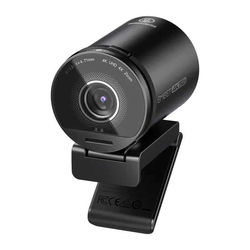 EMEET S800 4K HDR USB Wired Web Camera for Desktop Computer - Auto Focus, Plug Play, Built-in Privacy Cover for Content Creator Streaming, Laptop - Father's Day Gift Option
