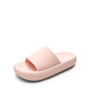 Dream Pairs Cloud House Slippers Womens' Sandals Shower Shoes Indoor Pillow Slides Bathroom Slip On Beach Sandals Ultra Cushion Quick Drying Lightweight Thick Sole Non-Slip Easy to Clean