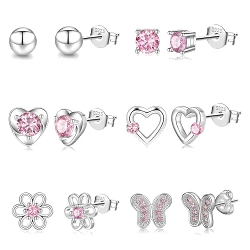 6paris pink stud style A