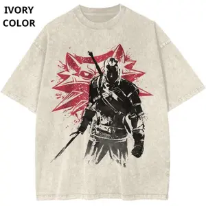 Geralt of Rivia T-Shirt,The Witcher Shirt,Vintage Gaming Graphic Tee,Iconic Video Game Merch,Unisex Streetwear Top,Casual Wear,Gift for Him and Her