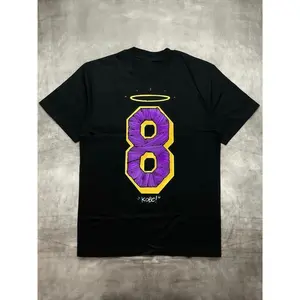 Tribute Tee with a "Kobe" - inspired Number 8 and Halo Design