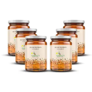 6 Packs of Orange Blossom - Natural Honey 12 oz Each