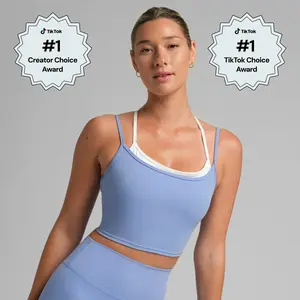 Comfrt | ComfrtCore Double Layer Crop Tank | Double Layered Cropped Tank Top
