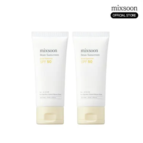 [BOGO] Airy Bean Sunscreen 50ml × 2 | Daily Makeup-Layering SPF Routine for Comfortable Skin | SPF50 UV Protection, No White Cast & Lightweight Hydration
