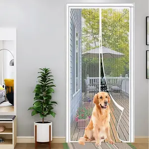 Magnetic Door Curtain Auto Close No Drilling Required, Insect & Pet Screen for Kitchen Bedroom Balcony Garage