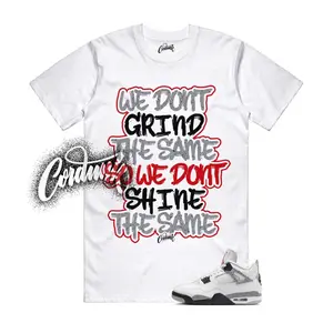 Unisex T-shirt to match Jordan 4 Cement White Summit Fire Red Tech Grey Black - DIFF. 100% Cotton for Casual Wear. Comfortable Summer Unisex T-Shirt to match Jordan Sneaker. Streetwear Style. urban outfitters