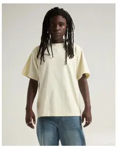 Shaka Wear Mens Garment Dyed 7.5 oz Max Heavy Weight Cotton Short Sleeve over size  T Shirt Crewneck Breathable  Menswear Top Fabric Aesthetic Oversized Soft Streetwear Vintage Big Knit