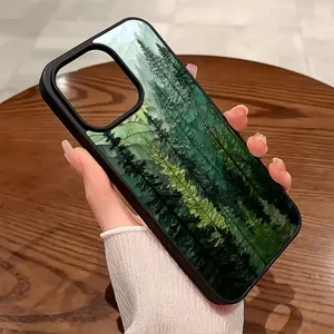 Premium Magnetic Phone Cases for iPhone 17 Promax 16 Plus 15 14 13 12 11 Stained Glass Forest y2k cased MagSafe Ready, Anti-Fall, Springtok and Ultra-Thin Design,Perfect for Everyday Use Screen Protector Resistance.HME97