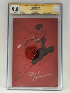 [Signed by David Nakayama] Daredevil #29 CGC 9.8 Yellow Label Exclusive Virgin Color Bleed Var