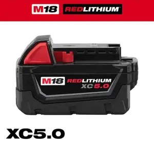 Milwaukee M18 REDLITHIUM XC 6.0 Battery Xc 5.p for Power Tools