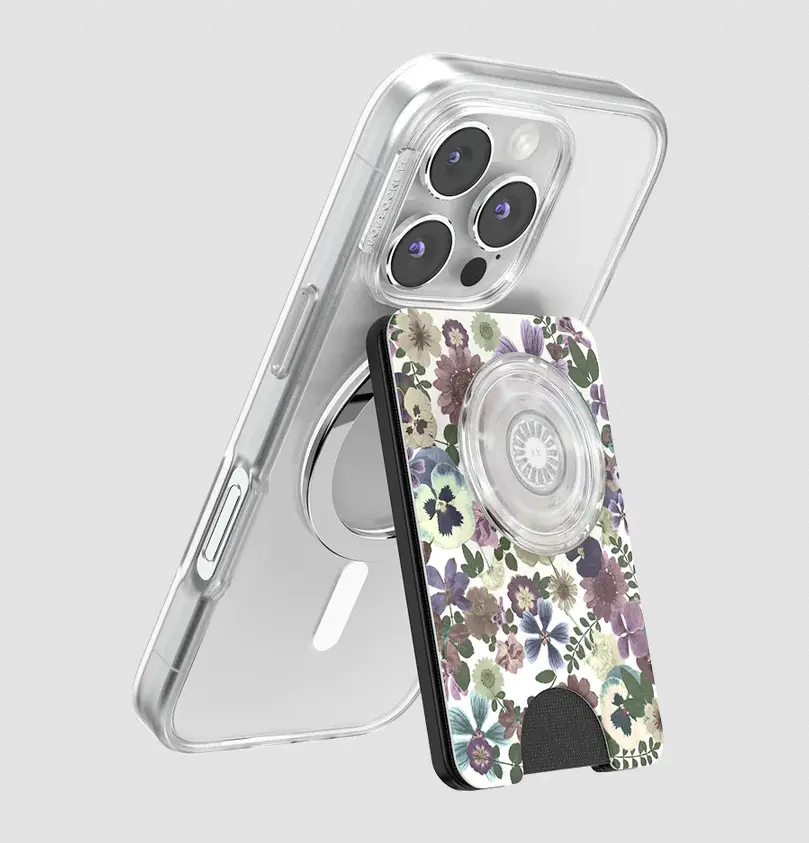 popsockets Pressed Flower  MagSafe Kick-Out PopWallet+ & Stand