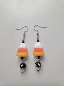 Candy Corn Earrings