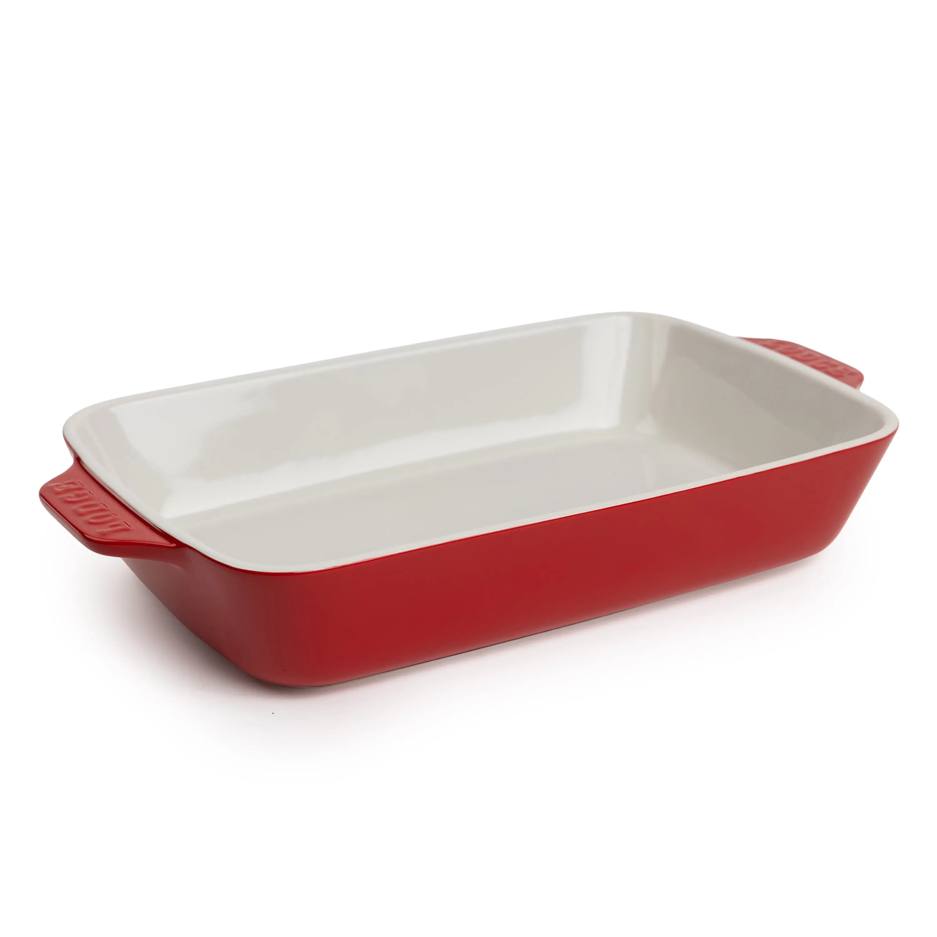 Large Stoneware Bakeware Casserole Dish - 13x9 in Enamel Porcelain Ceramic Food-Safe Lasagna Dish