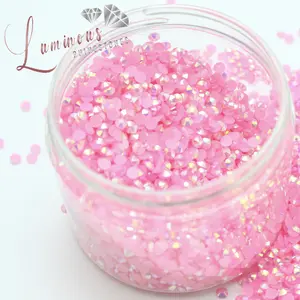 5mm Resin Rhinestones Flatback - 16oz BULK Jars - NON HOTFIX - Choose Your Color!