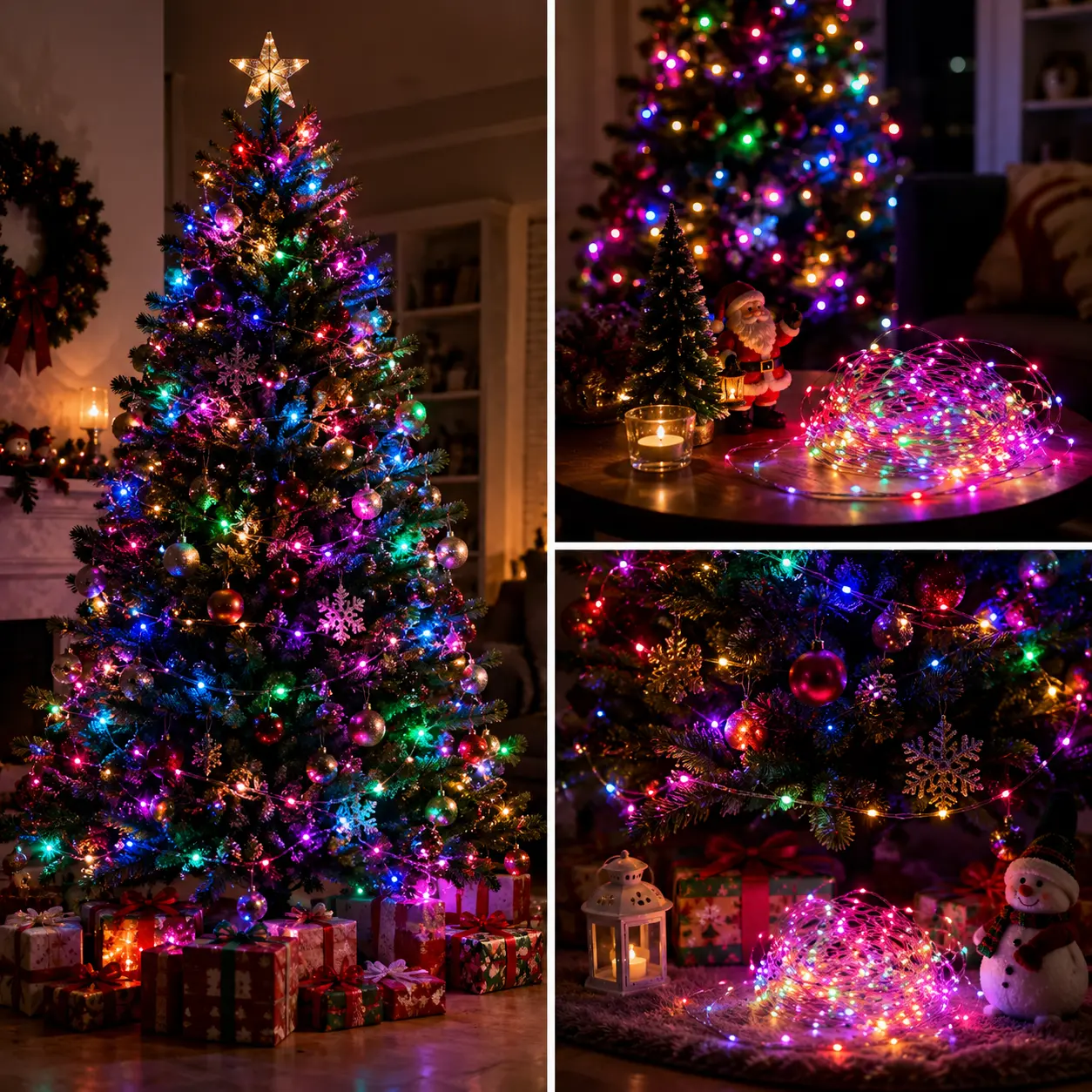 Magic RGB Color Changing String Lights (32.8FT) - App Sync to Music! USB LED Fairy Lights for Aesthetic Room Decor & Teen Girls Bedroom