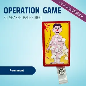 Operation Game - 3D Badge Reel