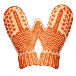 2-Pack The Naughty List Mittens – Cozy Knit With A Hidden Attitude | Cold Weather Holiday Christmas Mittens for Women & Adults