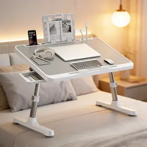 Engineered with Integrated USB-C Hub, Quiet Cooling Fan & Adjustable LED Light | The Complete Workspace Solution for Your Lap - Perfect for Beds, Couches & Anywhere New Year gifts