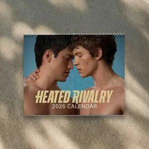 A Year Of Heated Rivalry 2026 Calendar, Heated Rivalry Wall Calendar I Home Decor, Office Decor - Fan Gift, Unique Holiday Gift