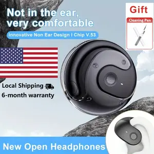 TWS Wireless Earphones, Spherical Wireless Earphones, Binaural Earphones, 5.3 Wireless Earphones, Running Earphones, In Ear Earphones With ENC, 48H Deep Bass Earphones Noise Reduction Sports Earplugs, Suitable For IPhone/Android, Valentine's Day Gift