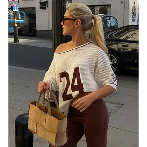 Game Day Muse Varsity Knit Tunic Top