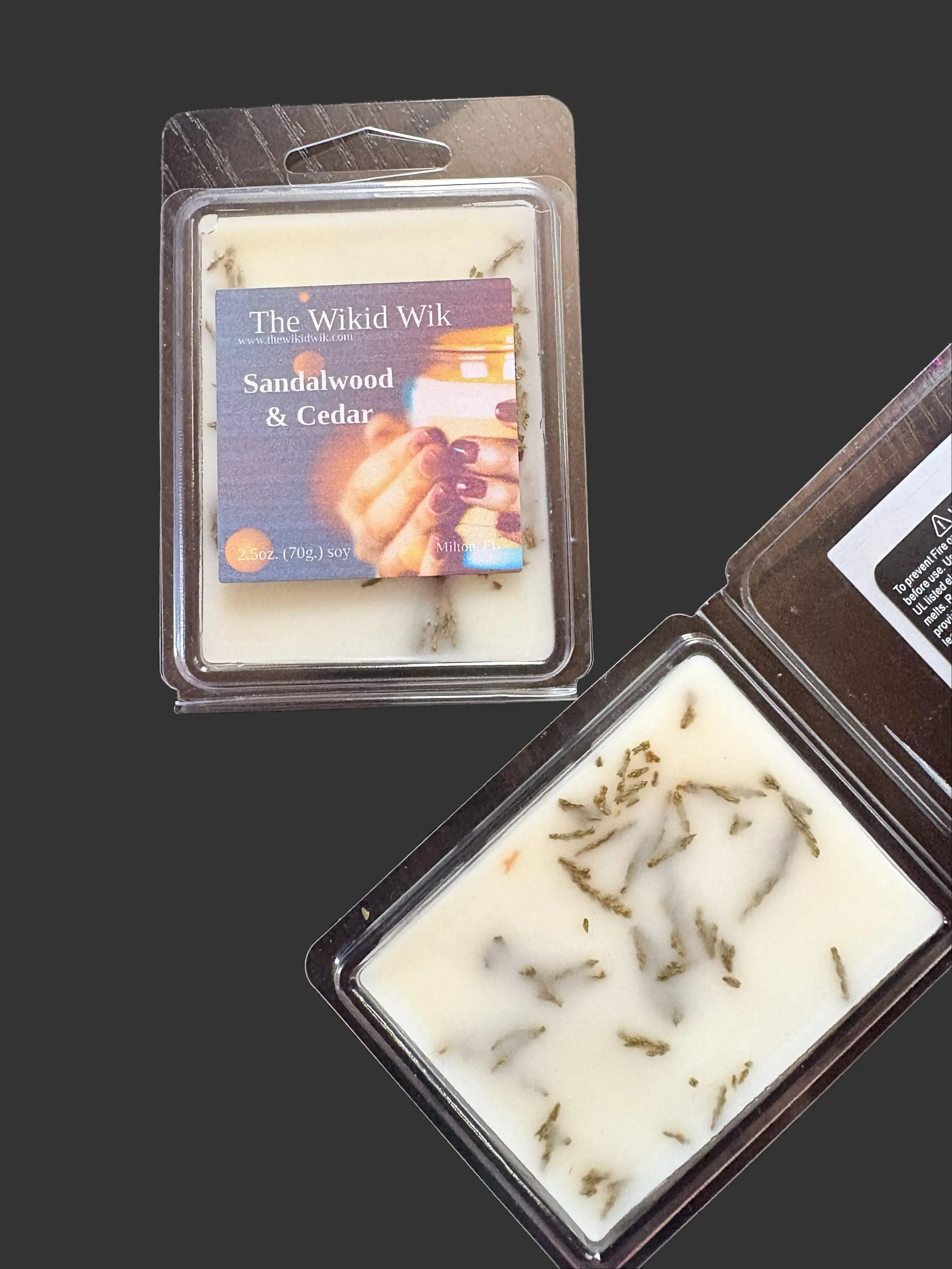 Sandalwood & Cedar -Wax Melts...Warm, smooth, and grounding — like a quiet retreat wrapped in soft woods.