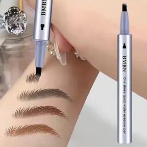 1pc Fluffy Quick-Drying Water-Based Eyebrow Pencil Offers a Natural Wild Look, Stylish And Cheerful Brows, Long-Lasting Waterproof Formula, Ultra-Fast Drying, Instant Shaping, Sweat-Resistant And Fade-Proof, a Must-Have for Travel
