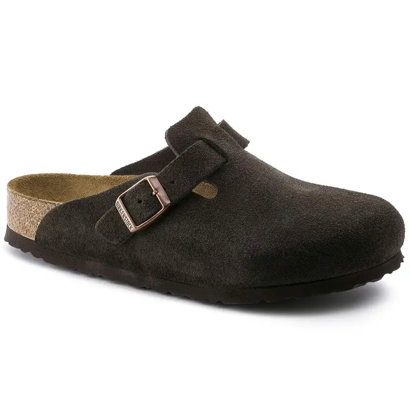 Birkenstock Boston Clog Soft Footbed - Suede Leather