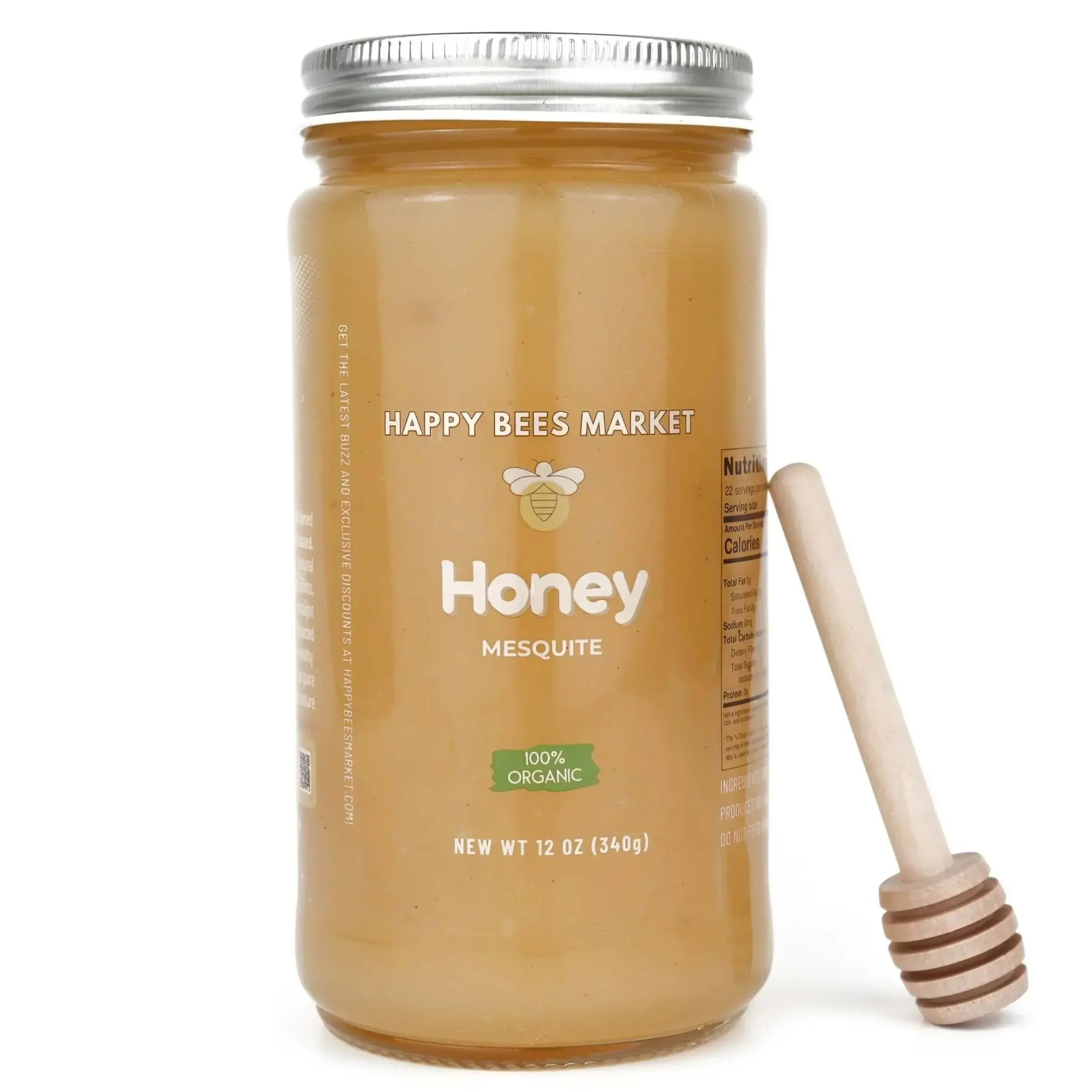 Raw Arizona Mesquite Honey – 100% Organic & Unfiltered