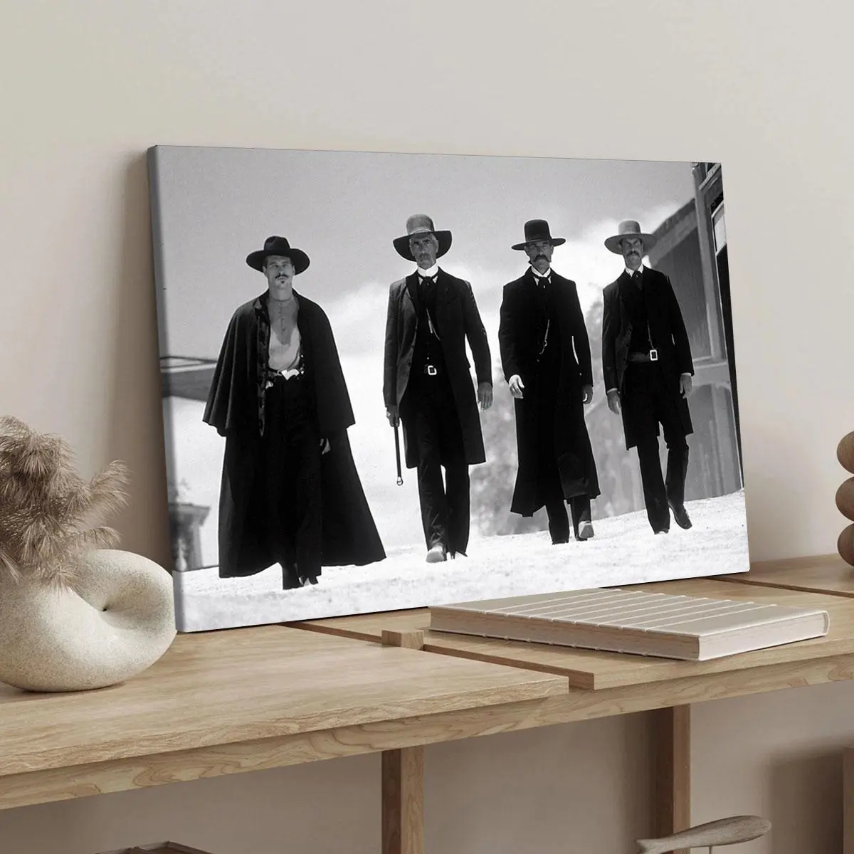 Tombstone 1993 Movie Poster, Canvas Art Print & Wall Art Painting, Decorative Artwork, Art Work For Wall Decor, Modern Home Bedroom Decor Poster, Hallway Office Mural, Wall Picture Decor, Ideal Gift