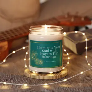 Ramadan Scented Candle, Eid Decor, Islamic Gift, Iftaar Favors, Religious Candle