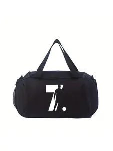 Football Theme Travel Bag, Large Capacity Sports Backpack, Adjustable Shoulder Strap, Ideal for Yoga, Gym, Commute, Outdoor Activities, Workout Sport Bags