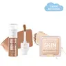 COVERGIRL Sun & Sculpt Bronzing Glow Serum + Baked Luminous Finishing Face Powder Duo Bundle (Beauty Products) for Adults, Smooth, Hydrating, Peptide-Infused, Vitamin C-Boosted, Easy Setting & Blending, Wand-Included, Silica-Enhanced, Cruelty-Free