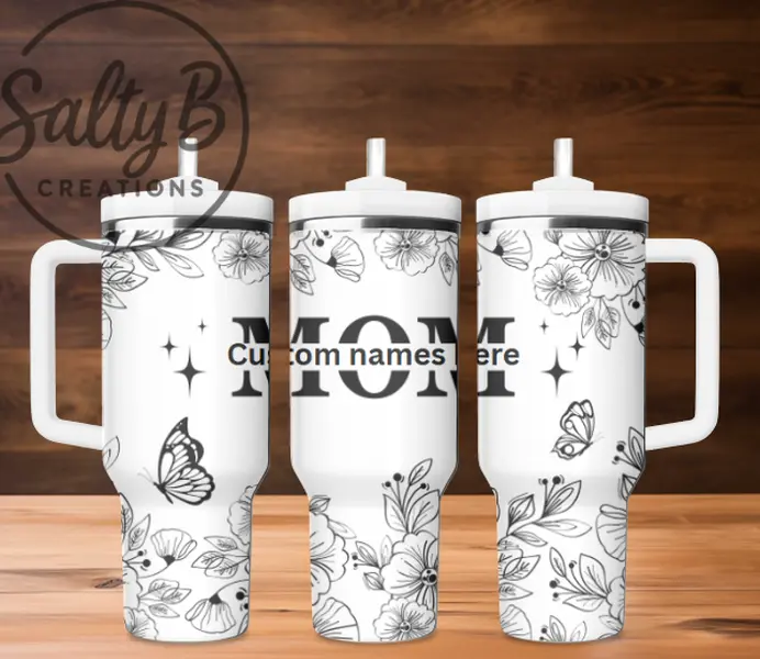 Customizable Mother's Day Laser Engraved Tumbler