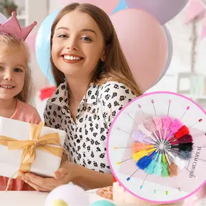 Elevate your writing game with these adorable 18-color fluffy beaded ballpoint pens!Retractable plush plastic ballpoint pens with fun beaded details, reliable black ink great for daily journaling, office work, school projects and unique