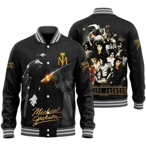 King of Pop Baseball Jacket – Michael Jackson Retro Style Jacket