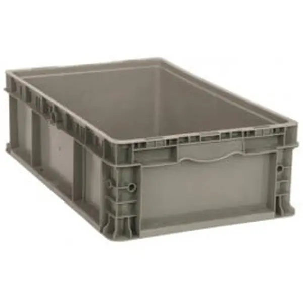 Quantum Storage RSO2415-9 Gray Straight Wall Storage & Shipping Containers - 24 x 15 x 9.5 in.