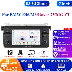 7''DSP System 2 Din Android 13 Auto Radio For BMW E46 M3 318/320/325/330/335 CarPlay 4G Car Multimedia Player GPS 2din Autoradio