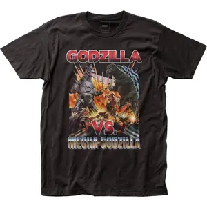 Godzilla Godzilla VS. Mecha-Godzilla Mens T Shirt Cult Classic Movie Tee , Graphic tees, Streetwear, Men gifts, Short sleeve,  cotton, Top, Menswear